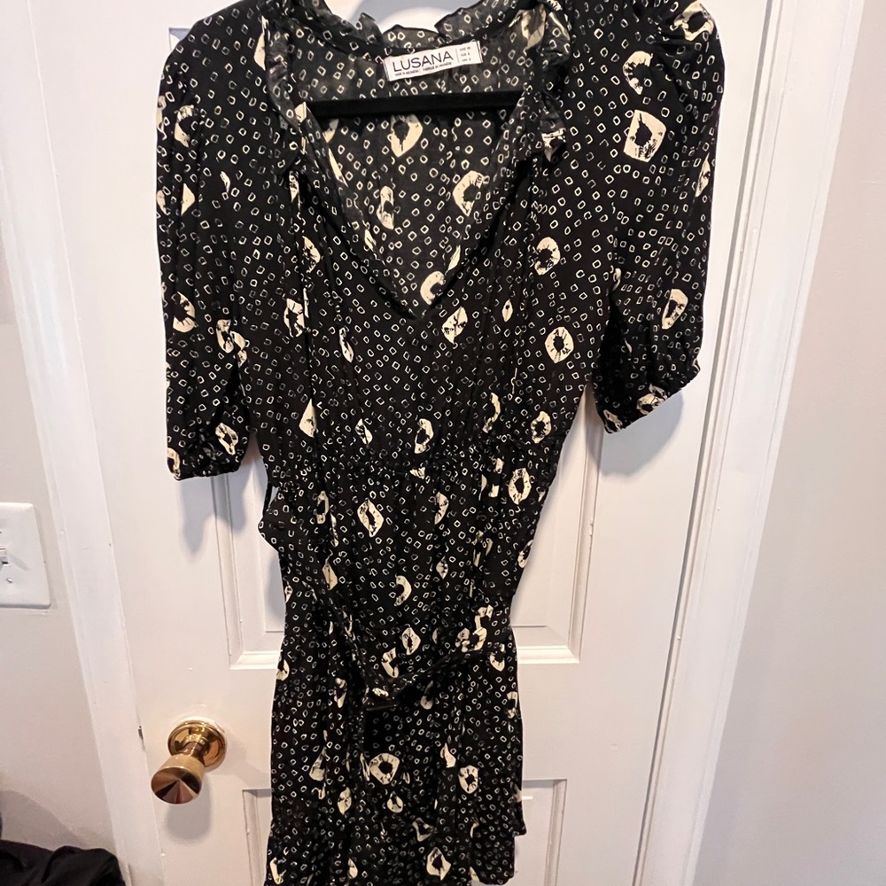 Lusana wrap dress